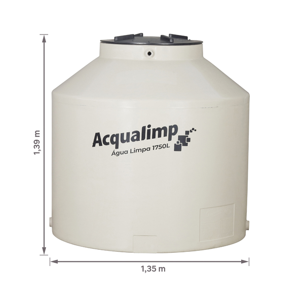 Caixa d'Água 1.750L em Polietileno Acqualimp - Imagem 3